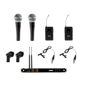 SHURE UHF-R DUAL WIRELESS COMBO