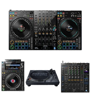 DJ rental equipment from The Design Oasis, an AV rental company