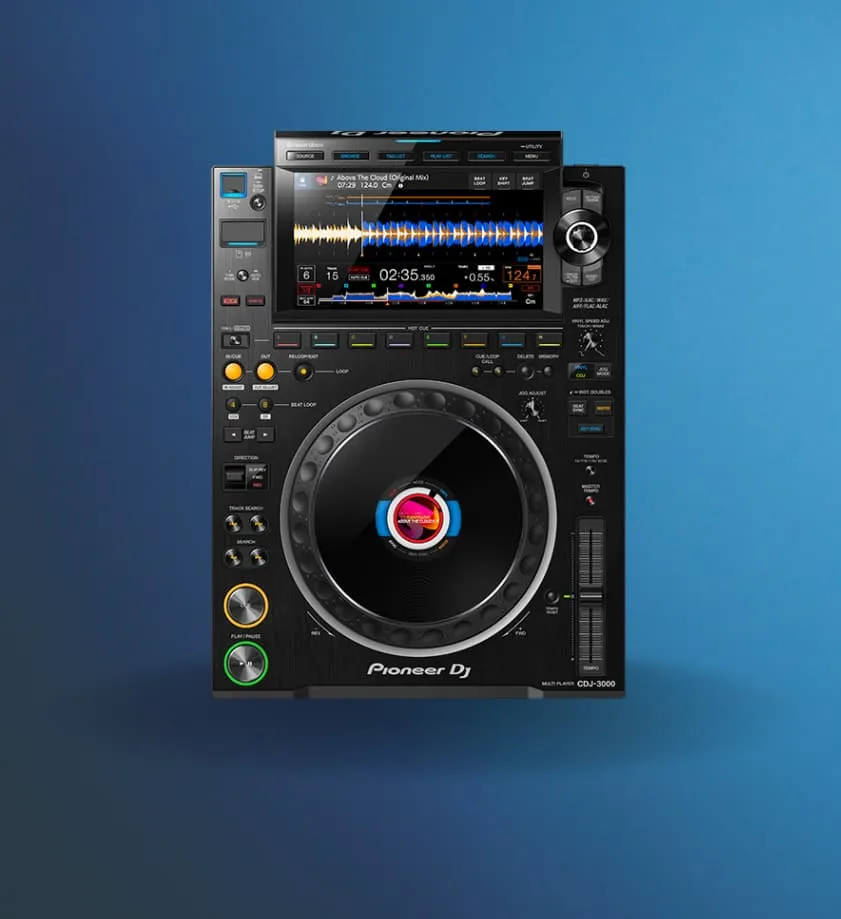 Pioneer DJ CDJ-3000 DJ Rental Gear Media Player
