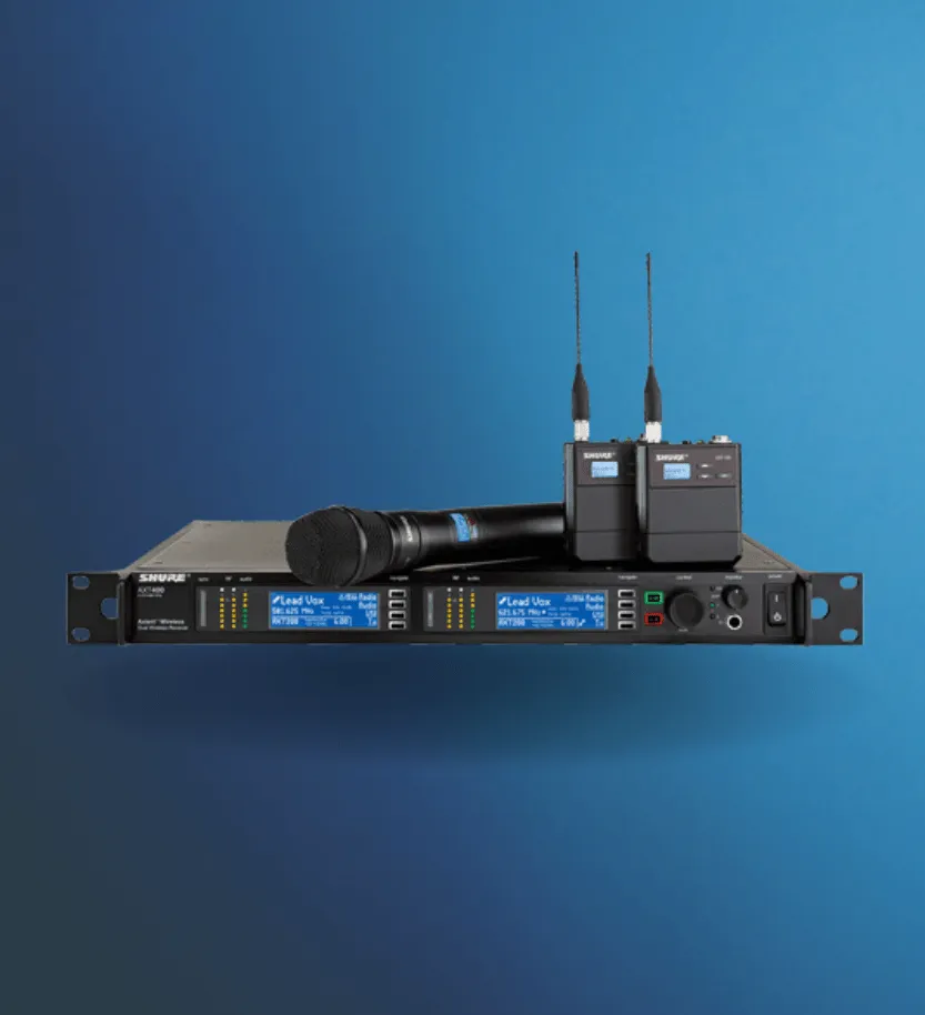 Microphones audio rental equipment