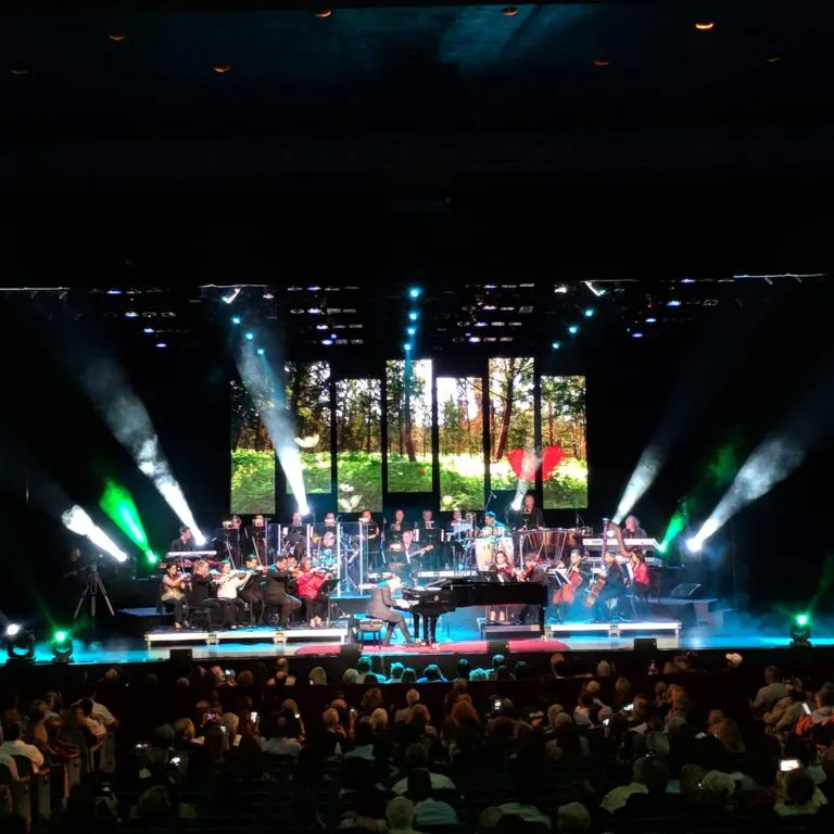 Concert being performed with AV Rental Gear