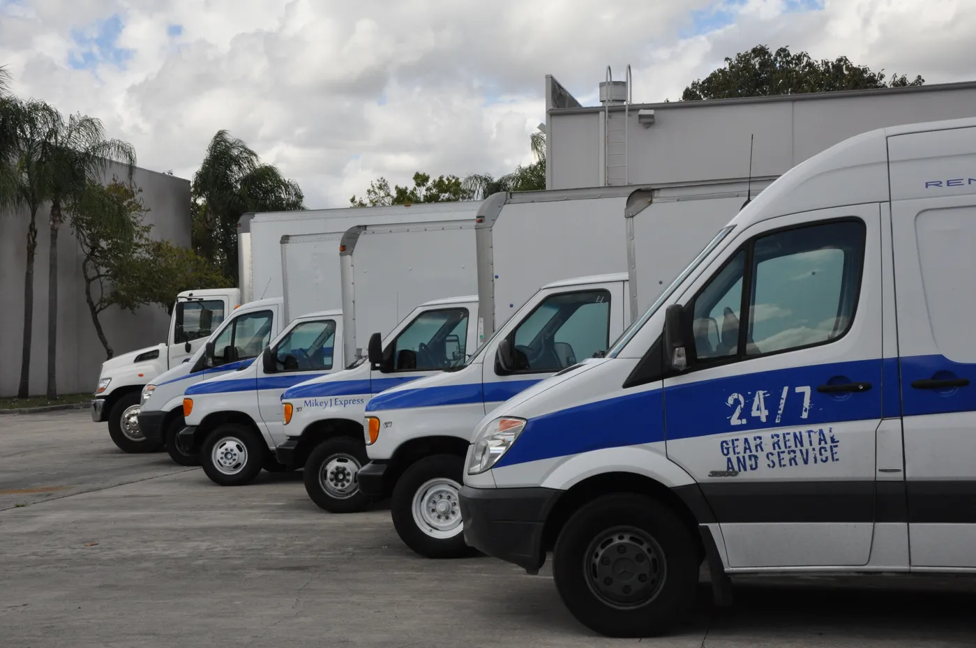 AV Rental trucks