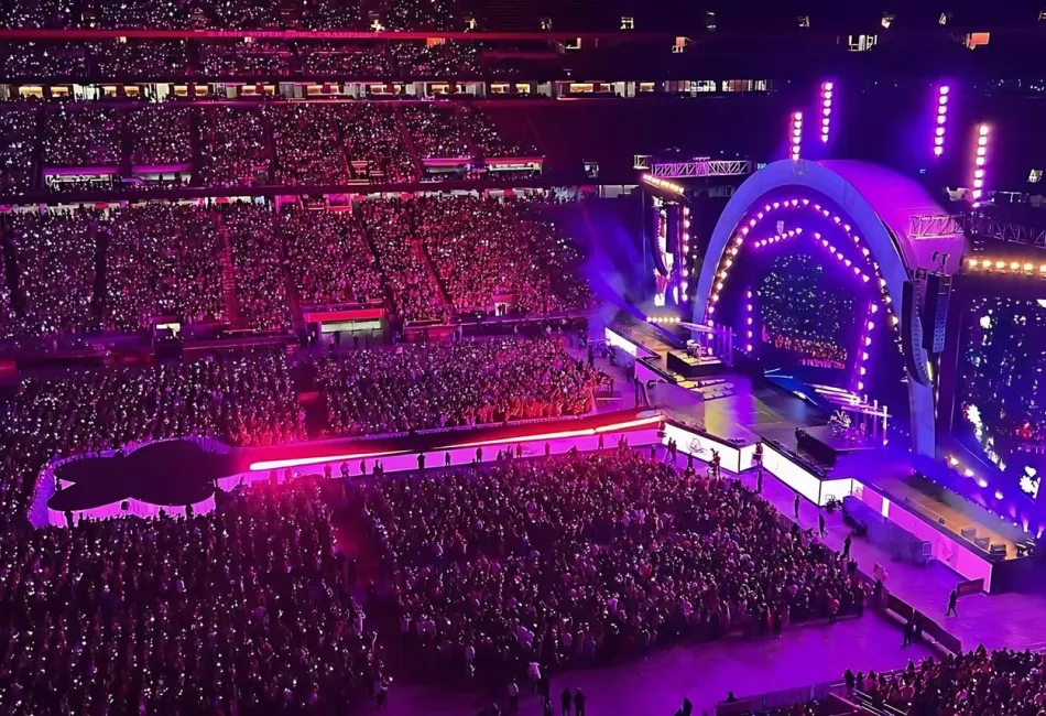 Concert using av rental company equipment