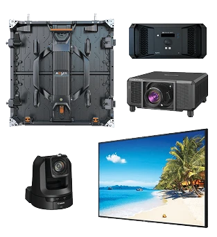 Video rental equipment from The Design Oasis, an AV rental company